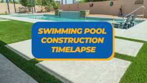 Swimming Pool Construction Timelapse 2023 | California Pools & Landscape