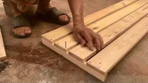 Reuse Utility Wood From Old Pallets // How To Make Easy Storage Shelves With The Lowest Cost