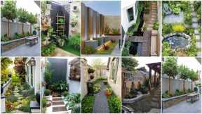 100+ Garden Landscaping Design Ideas! Landscape with Fence Garden Ideas