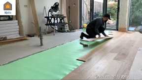 Engineered Hardwood Floor installation How to install