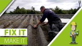 How to repair a profiled/asbestos roof cheap for life