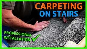 How To Carpet Stairs - Padding & Tack Strip Install for Steps