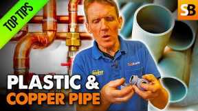 How to Join Copper & Plastic Pipe Plumbing Tutorial