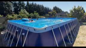 How To Install An Above Ground Pool - Every Step - From Ground Prep To Swimming!