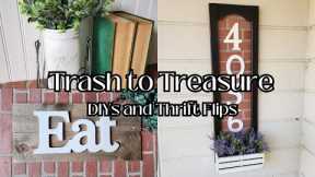 Trash To Treasure Thrift Flips and DIYs | Farmhouse Inspired DIY Projects