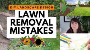 Reducing Lawn WITHOUT Increasing Maintenance ~ DIY Lawn Free Landscape Design Tips for Beginners