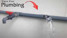 Plumbing and some simple repair tips! Some emergency ways to repair broken pvc pipes.