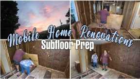 Subfloor Shenanigans / Mobile Home Renovation / Mobile Home Living