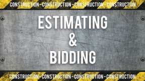 Construction Estimating and Bidding Training