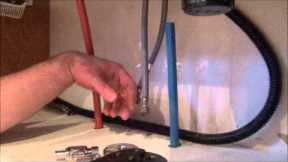 How to Install Pex Pipe Waterlines in Your Home. Part 3  Plumbing Tips!
