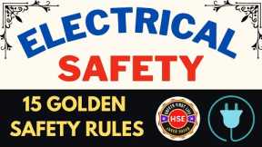 Electrical Safety | Tips to preventing Workplace Incidents and Accidents #safetyfirstlife #safety