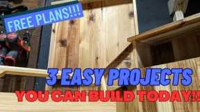 Easy Beginner Projects you can build in 1 day!! Easy DIY Projects (Easy Woodworking projects)