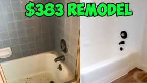 How I Remodeled this Bathroom for $383.