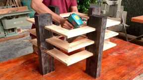 Unique Woodworking Ideas // DIY Modern Design Coffee Table With Beautiful Pallet Wood