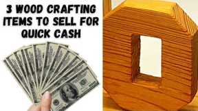 3 woodworking projects that sell quickly and easily // wood craft ideas