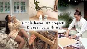 tackling simple DIY projects & organizing our home!  | XO, MaCenna Vlogs