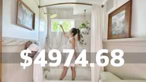 DIY Bathroom Renovation Under $5,000! Total Cost Breakdown