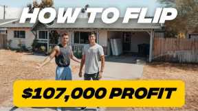 HOW TO FLIP A HOUSE AS A BEGINNER: FULL COST BREAKDOWN