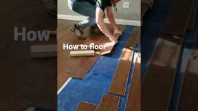 how to lay engineered hardwood flooring - installation tutorial - floor renovation tongue and groove