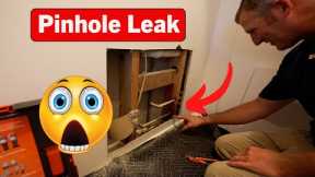 How to Repair a Pinhole Leak in Copper Piping