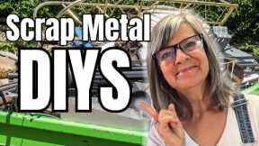 Trash to Treasure / Upcycling Free Scrap Metal Finds / DIY Projects
