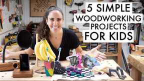 Easy Woodworking Project to Make with Kids // Beginner Woodworking Projects
