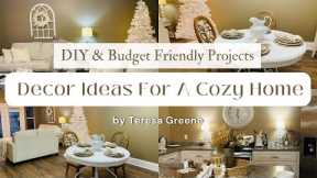 Decor Ideas For A COZY Home! DIY & Budget Friendly Projects #diy #homedecor #decor