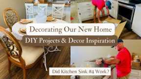 Decorating Our New Home with DIY Projects! Did Kitchen Sink #4 Work? #diy #homedecor #decor