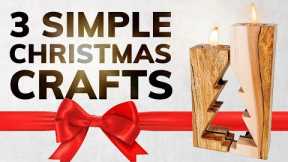 CRAFTING Christmas MAGIC: Top 3 Low Cost Woodworking Projects