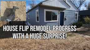 House Flip Remodel Progress with a Huge Surprise!