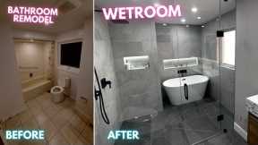 Building a WETROOM - Bathroom Renovation & Remodel - Walk In Shower