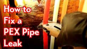 PEX Pipe Leak Repair