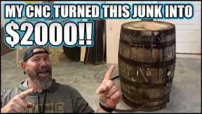 Bourbon Barrel CNC Woodworking Projects... Worth The Mess?