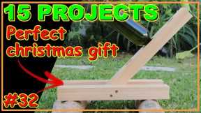 15 WOODEN PROJECTS TO MAKE AND GIFT THIS CHRISTMAS (VIDEO #32) #wooden #woodworking #joinery