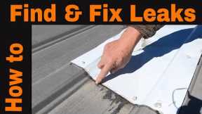 How to Find and Fix Leaks on a  Metal Roof