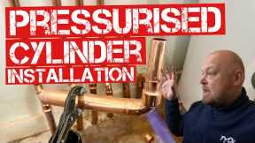 PRESSURISED HOT WATER CYLINDER INSTALLATION | A Guide To Plumbing & Heating