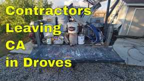 Painting and Building contractors Leaving CA