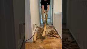An easier way to remove hardwood floors. #shorts #tools