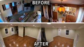 Living Room Remodel Time-Lapse Complete Gut 5 Month Renovation
