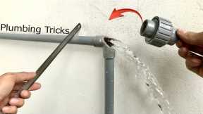 Solve your plumbing problems instantly! Replace broken elbow on pvc pipes that cannot lock water !