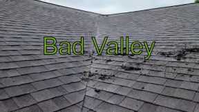 Roof Closed cut valley leaking - Bad nailing