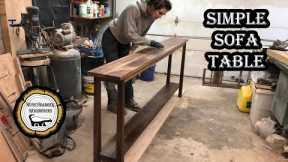 Sofa Table || Woodworking Projects [How-To]
