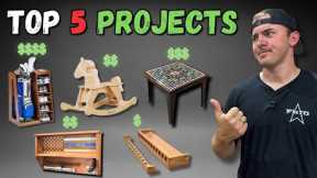 5 Projects to Make You 10k in 2024 | Make Money Woodworking