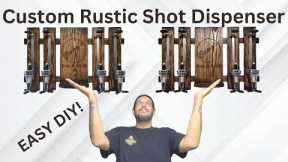 How To Make This Customized Shot Dispenser Rack - Easy DIY Woodworking Project