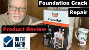Foundation Crack Repair with Crack-Pac