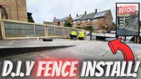 How To Replace a FENCE Using The OLD posts *EASY DIY*
