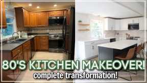 KITCHEN MAKEOVER 2022 / FULL RENOVATION START TO FINISH / BEFORE & AFTER / KITCHEN TRANSFORMATION