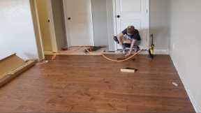 First Time Laying Hardwood Flooring