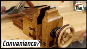 ⚡ I made a sturdy and usable bench top vise that I can later pass down to my son / Fine Woodworking