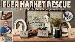 SPRING DIY HOME DECOR TRASH TO TREASURE THRIFT FLIP PROJECTS 2024